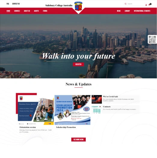 Revamping Salisbury College Australia’s Online Presence